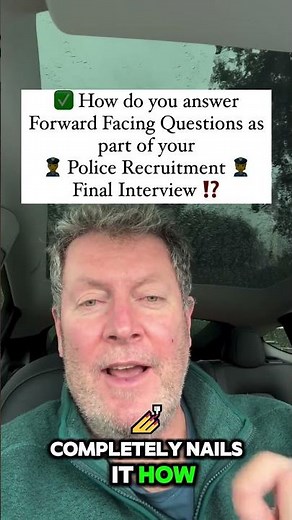 How to Answer Forward Facing Questions in Your Police Recruitment Final Interview #policerecruitment