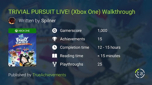 Trivial Pursuit Live! Walkthrough - Complete Game Guide