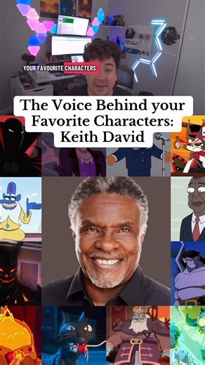 Brandon on Instagram: "The Voice Behind your Favorite Characters: Keith David #drfacilier #coraline #keithdavid #voiceactor"