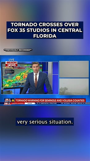 5K reactions · 1.5K shares | A tornado hit FOX 35 Orlando during a live broadcast on Monday morning. The tornado caused significant damage in Seminole County. WATCH MORE: bit.ly/3FsJTIx #tornado #florida #weather | FOX 13 News - Tampa Bay | Facebook
