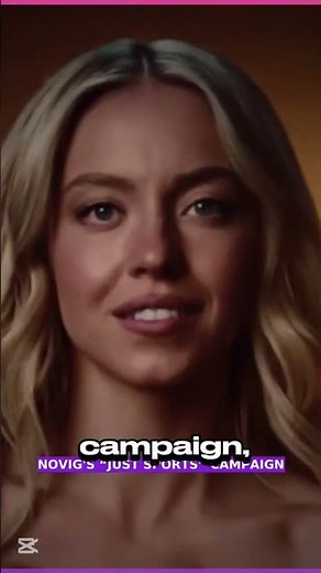 Sydney Sweeney STRIPS DOWN for Wild Novig Sports Ad 😳 #shorts