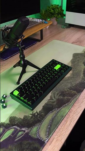 Gecko silent switches are VERY quiet... 🦎 #shorts