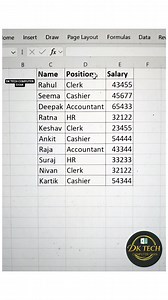 Find Total Salary Without Formula In Excel 💯 | Excel Tips and Tricks 🔥 #shorts #Excel #tips #exceltips #Microsoft | DK TECH Computer GYAN