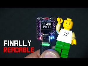 This $3 ESP32 OLED Needed a Better Font… So I Made One