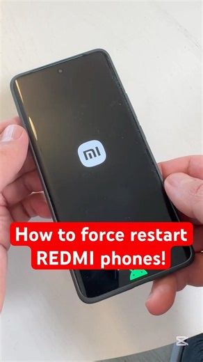 How to Force Restart Xiaomi REDMI Phones #xiaomi #redmi #redminote15 #redminote15pro #forcerestart