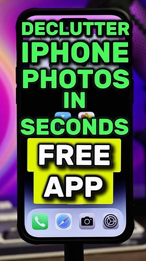 Declutter iPhone Photos in Seconds - Free App! #CleverCleaner #SwipePhotos #FreeCleanerApp