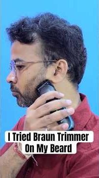 You Won’t Believe This Trimmer’s Result! ✂️🔥 | Braun MGK5445