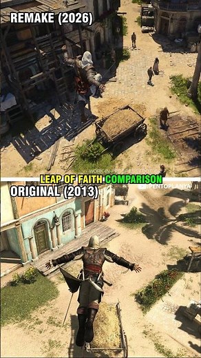 Leap of Faith | Assassin's Creed Black Flag Resynced vs Original Comparison
