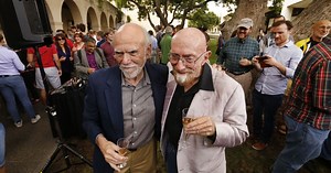 Flush with a new Nobel, the LIGO team parties at Caltech