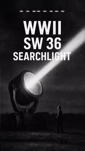 The World’s Strongest WWII Searchlight – SW 36 in Action #shorts #reelchallenge
