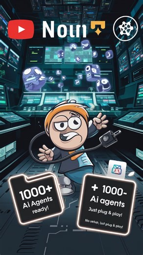 Arya Bandhu on Instagram: "No more coding chaos! 1000+ AI agents already live — just plug into n8n ⚡🤖 #AIRevolution #n8n #NoCodeAI""