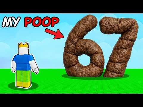 Upgrading my POOP to MAX LEVEL in Roblox My Public Toilet...