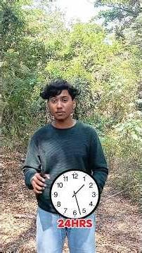 I Spent 24 Hours in a Haunted Jungle! 😱 #shorts #challange