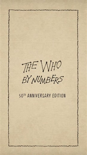 The Who strikes again! Celebrating 50 years of The Who By Numbers ✎ᝰ Out 30th October. Pre-order now