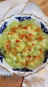 Ecetes uborkasaláta #recipes #vegetables #easyrecipes #cucumber | Annamaria's Kitchen