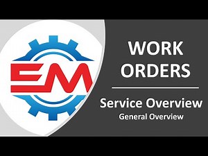 Work Orders - Service Overview - General Overview