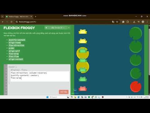 Practice CSS through FLEXBOX FROGGY