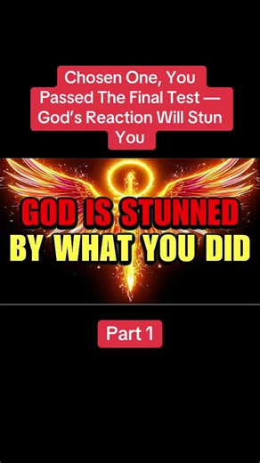 Chosen One: God's Stunning Reaction to Your Success