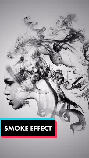 How to make smoke effect Photoshop Tutorial easy #tutorial #photoshop #design #photomanipulation #smoke #effect