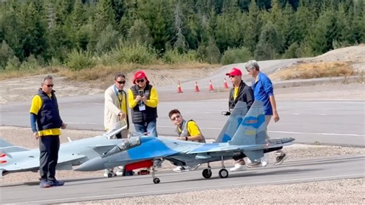 感受一下来自超级涡喷航模的魅力