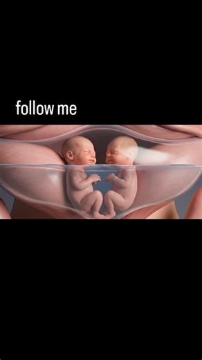 “Two lives… one womb… one miracle.” This image shows twin babies developing inside the mother’s womb. Both babies are safely growing in the uterus, sharing space and nutrients. This condition is known as twin pregnancy (multiple gestation). “Sometimes, life comes as a double blessing. Inside the mother’s womb, two tiny lives grow together. Sharing warmth, space, and protection. This is a twin pregnancy— where one heartbeat becomes two, and one miracle becomes double.” “Two lives… one womb… one m