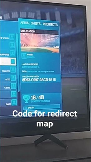 code for redirect in Rocket League!