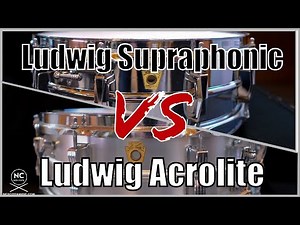 Snare Comparison - Ludwig Acrolite vs Ludwig Supraphonic