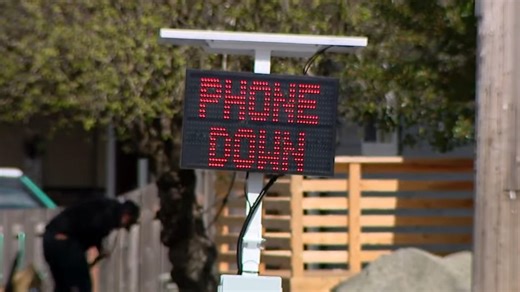 Smart Traffic Signs Spot Phone Usage, Tell You To Put It Down | Carscoops