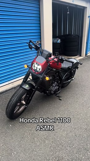 Honda Rebel 1100 DCT ASMR Motorcycle Sounds