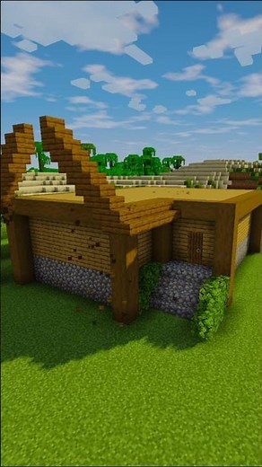 CASA de RUSTICA BONITA y FACIL MINECRAFT #minecraftbuilding