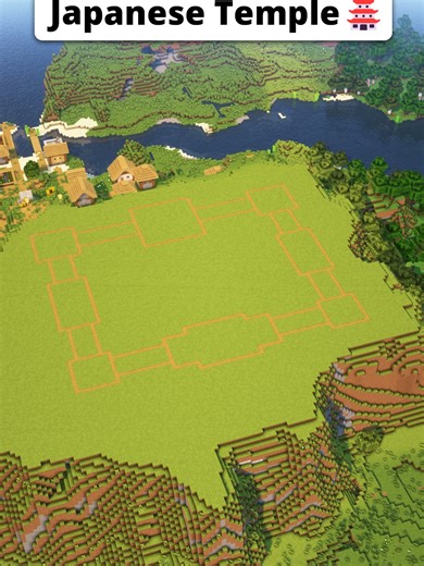 Minecraft Easy Japanese Temple 🏯 Download Build Link in bio📝 #minecraft #minecrafttutorial #minecraftbuilds