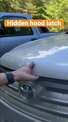 Where is the hood latch on my Toyota Highlander￼
