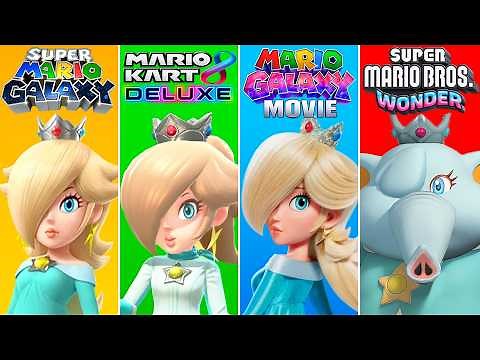 Evolution of Rosalina in Super Mario Games (2007-2026)