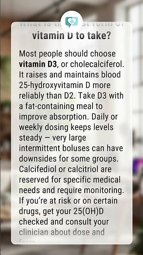 What is the best form of vitamin D to take?