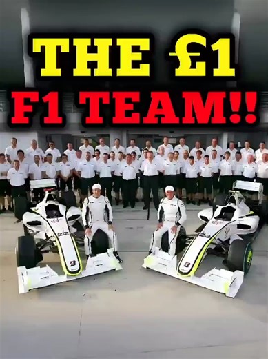 This F1 Team Cost £1… Then Won Everything 🏆😳 #BrawnGP #Formula1 #F1History #Motorsport #RossBrawn