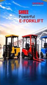 Upgrade Your Plant with Smart E-Forklift Technology by Shree Engineering #forklift #electricforklift