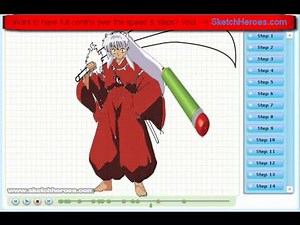 How to Draw InuYasha (Feudal Fairy Tale)