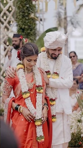 Traditional Indian Wedding | Orange Paithani Saree | South Indian Bride | Bridal Wedding Saree