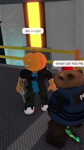 Roblox Murder Mystery: Epic Capybara Cop & Insults! #shorts