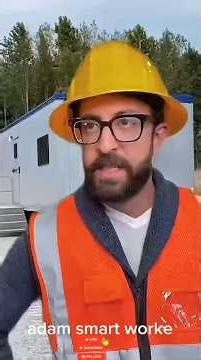A smart and humorous way of doing things at work 🧑‍🔧, 🔨 👉#smart #adamrose #construction #workers