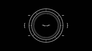 Download Futuristic User Interface HUD, digital crosshair, 4k footage for free