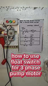 How to use float switch for 3 phase pump motor #bernaztvvlog | Bernaz tv