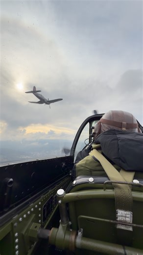 Through Mustang eyes. #Mustang #P51Mustang #Corsair #F4UCorsair #Warbirds #Aviation #AvGeek #PlaneSpotting #SkyLegends #WingsOfHistory #AirPower #AviationLovers | Flying Legends