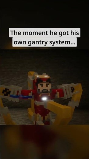 Upgrading the Armor: Testing the Gantry System in Minecraft 🛠️⚡
