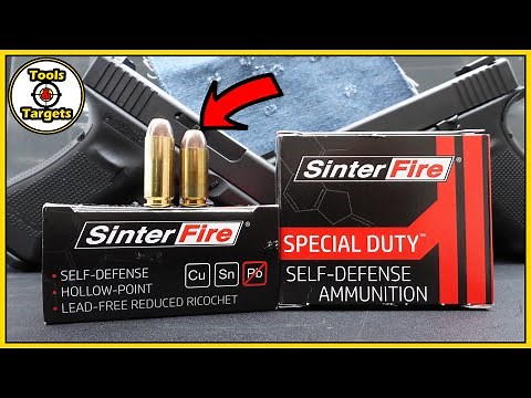 MORE Powder For More POWER?...10MM & .40S&W Sinterfire Self-Defense AMMO Test!
