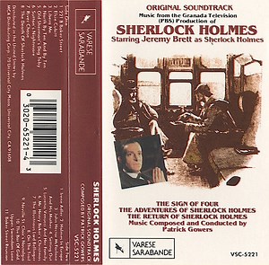 Patrick Gowers – Sherlock Holmes (Original Television Soundtrack) (1987, Cassette)