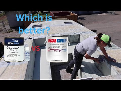 Gel Coat VS Marine Paint Comparison| Building Our Project Sailboat
