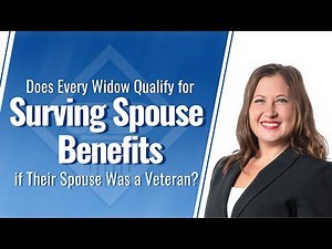 How does a widow qualify for DIC VA benefits if her deceased husband was a veteran?