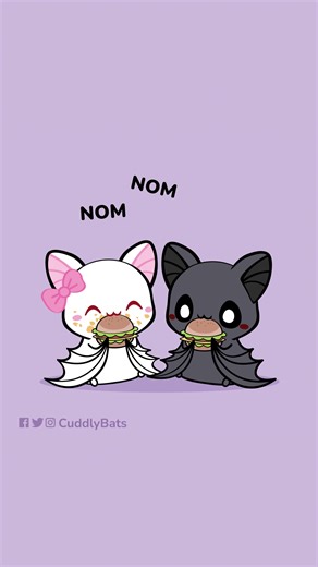 Cuddly Bats Animated Comic: Sweet and Cute Couple Comedy