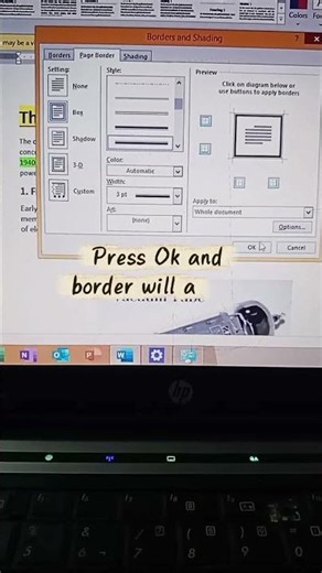 how to insert Border in Ms word #pageborder #borderdesign #msword #tutorial #beginners